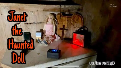 Real Haunted Doll Janet Live Experiment Youtube