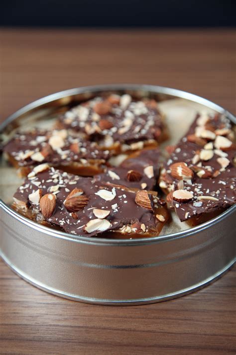 Easy Chocolate Almond Toffee Recipe Popsugar Food