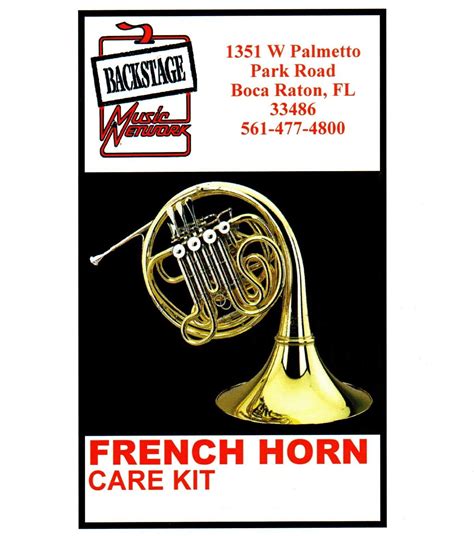 French Horn Care Kit Backstage Music Network