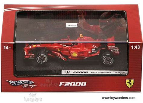 Mattel Hot Wheels Racing Ferrari F Formula F Kimi Raikkonen Red L Toy