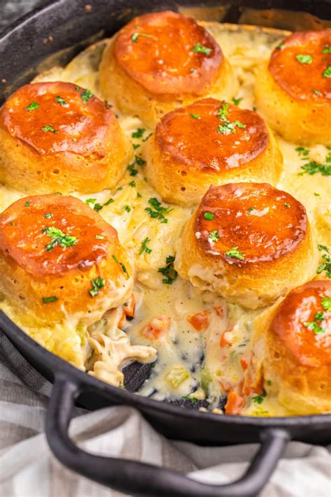 Easy Cast Iron Skillet Chicken Pot Pie Recipe Simply Stacie