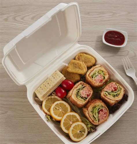 Disposable Biodegradable Togo Food Container Take Away X C Box