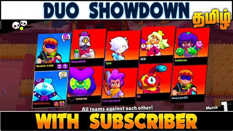 Duo Showdown With Subscriber Brawl Stars Tamil YouTube