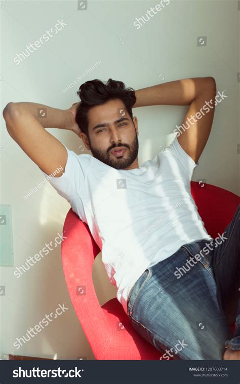 Beautiful Charming Hot Indian Man On Stock Photo Shutterstock