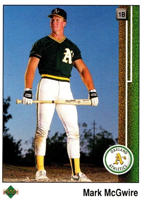 Mark Mcgwire Rookie Card Value And Worth Of Big Mac