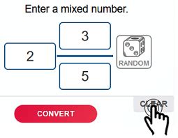 MIXED NUMBER TO DECIMAL CALCULATOR (EQUIV. FRAC.)