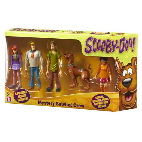 Scooby Doo Mystery Solving Crew 5 Poseable Action Figures Pack Alfys New And Vintage Toy Shop