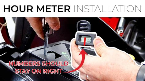 Install Hour Meter On Your Mower YouTube