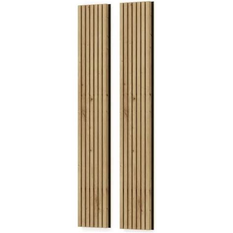 Panneaux Muraux D Coratifs Auris Cm Lot De Panneaux Lamelles Mdf