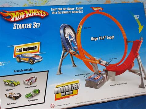 HOT WHEELS STARTER SET MOTORIZED FOR SPEED ONE CAR INCLUDED BRAND NEW RARE EBay