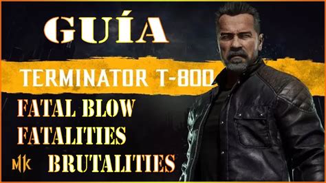 Mortal Kombat Terminator Fatal Blow Fatalities Brutalities