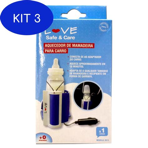 Kit Aquecedor De Mamadeira Port Til Para Carro Baby First No Shoptime