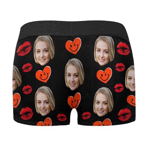 Custom Face Underwear For Men Personalized Funny Boxer Briefs Etsy