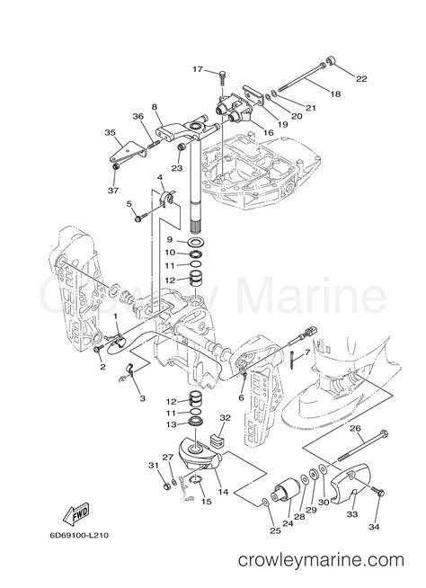 Bracket Outboard Hp F La Crowley Marine