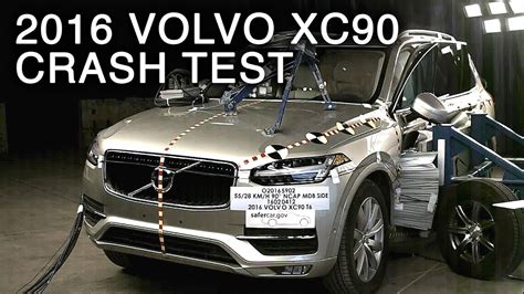 2016 Volvo Xc90 Crash Test Side Crash Youtube