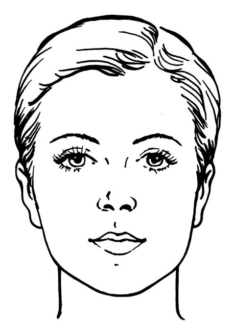 Dessins De Coloriage Visage Imprimer Sur Laguerche Page