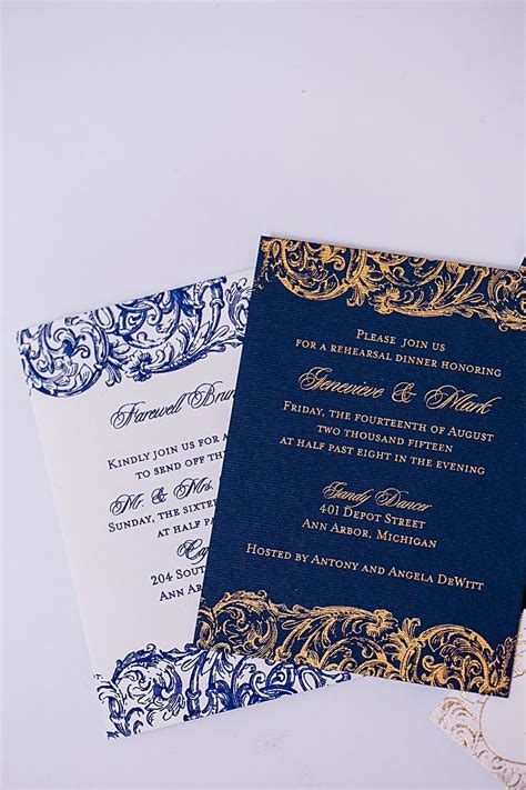 Letterpress and Foil Stamping - Gourmet Invitations | Wedding stationery inspiration ...