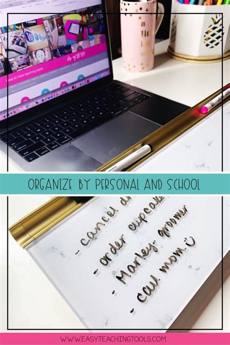 3 ways to organize your teacher desk - Easy Teaching Tools