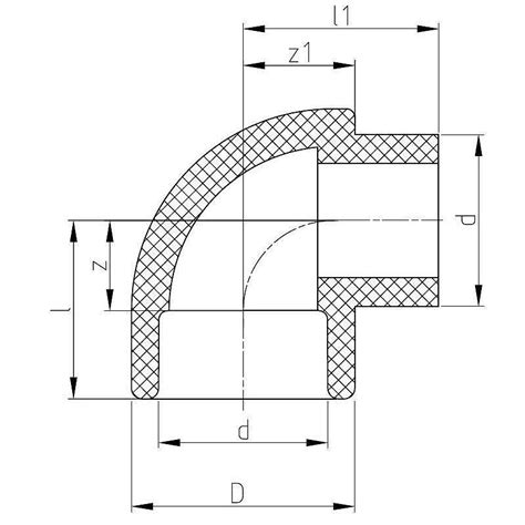 Aquatherm коляно-нипел 90* PPR - BMAG