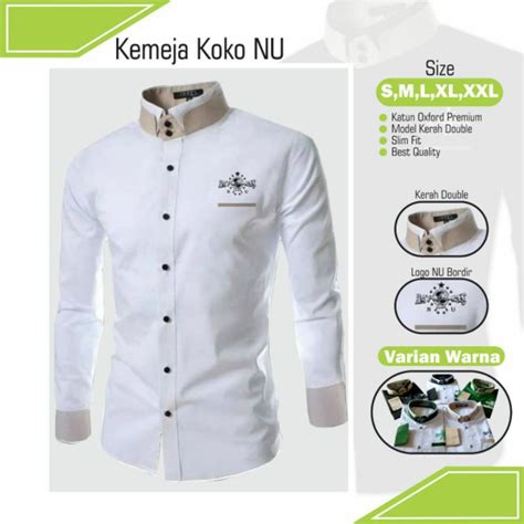 Jual Kemeja Nu Koko Nu Nahdlatul Ulama Kemeja Nu Exclusive Kemeja Koko