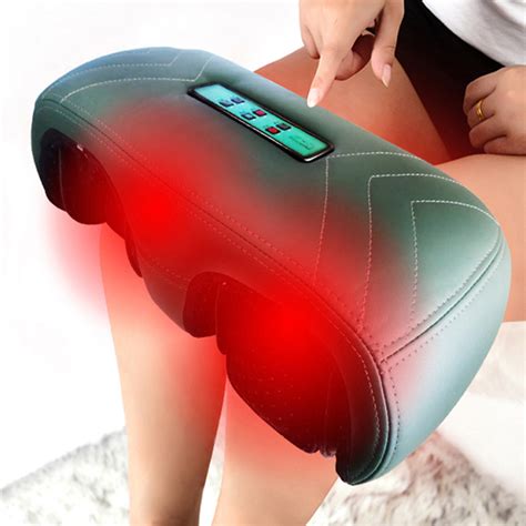 Rechargeable Vibration Heat Massager Wireless Air Compression Calf Knee Massage Machine China