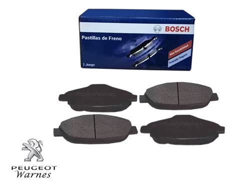 Peugeotwarnes Pastillas Discos Freno Bosch Delant Peugeot