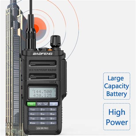 BAOFENG Baofeng UV 9R PRO High Power IP68 Waterproof Radio Dual Band