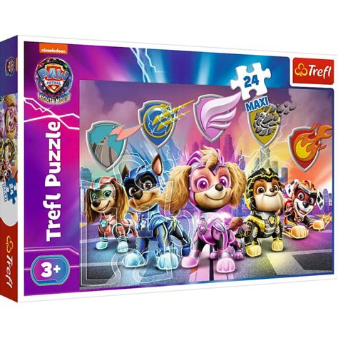 Puzzle 24el Maxi Psi Patrol Misja Szczeniaków PAW PATROL The Mighty