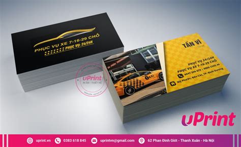 M U Card Visit Taxi Card Visit Xe Du L Ch Uprintvn