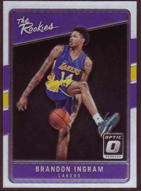 2016 17 Donruss Optic The Rookies Brandon Ingram 1 On Kronozio