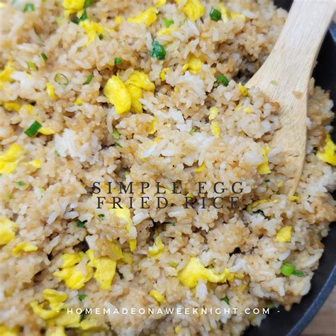 Simple Egg Fried Rice Homemade On A Weeknight