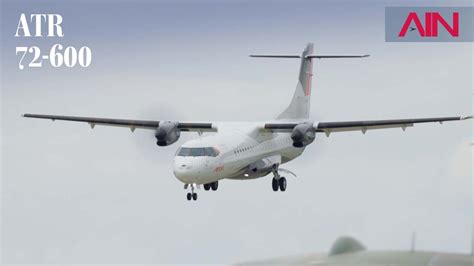 Atr S Airliner Flies At The Farnborough Airshow Ain Youtube