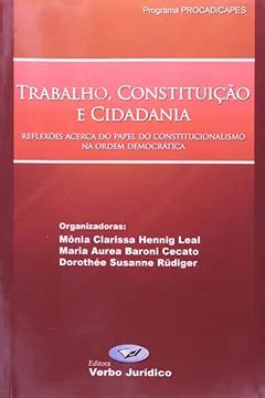 Trabalho Constitui O E Cidadania Pdf Maria Aurea Baroni Leal M Nia