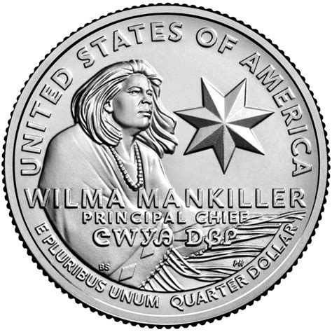 Quarter Dollar 2022 Wilma Mankiller, Coin from United States - Online Coin Club