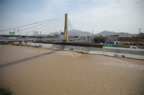 Senamhi alertó sobre el incremento del caudal del río Rímac FOTOS