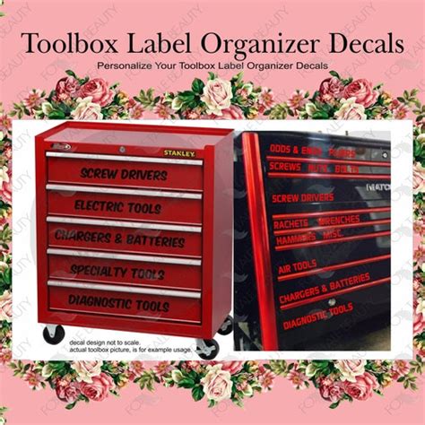 Ultimate Magnetic Toolbox Label Organizer Set For Tool Chest Etsy