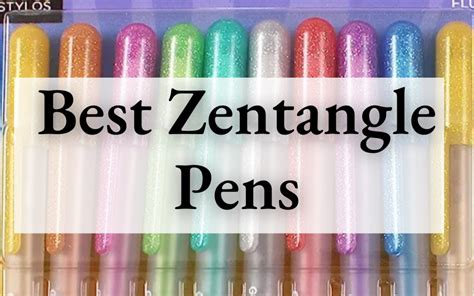 Best Zentangle Pens: Inside a CZT's Pencil Pouch | Emily Suess