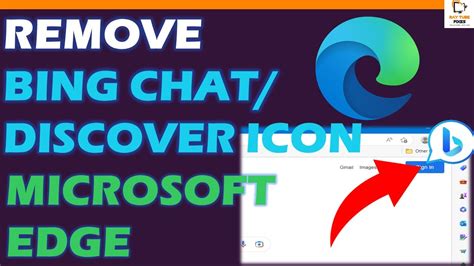 How To Remove Bing Chat Or Bing Discover Icon From Microsoft Edge Easy