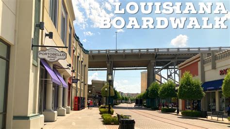 Louisiana Boardwalk Outlets Walking Around Bossier City Louisiana