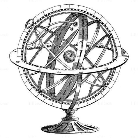 Armillary sphere transparent png