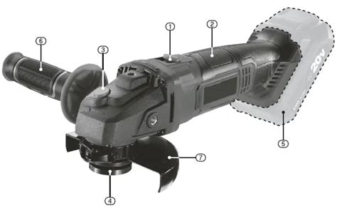 AlzaTools AT CAG20V Cordless Angle Grinder User Guide