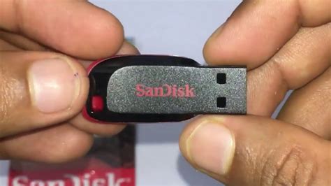 Sandisk Cruzer Blade 16 GB Utility Pendrive Unboxing YouTube