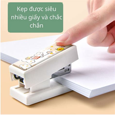 Mua Máy Dập Ghim Bấm Mini Sắc Màu Kèm Hộp 400 Ghim Giá Rẻ Nhất Teckivn