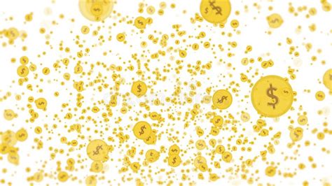 Falling Gold Coins With Dollar Symbol Stock Footage Video Of Symbol