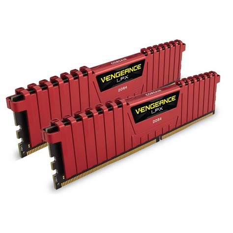 Corsair Vengeance Lpx 8gb 2x 4gb Ddr4 2133mhz Memory Red Cmk8gx4m2a2133c13r Mwave