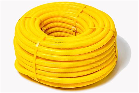 Eletroduto Corrugado em PVC Flexível Elecon 32mm 1 Amarelo 25MT