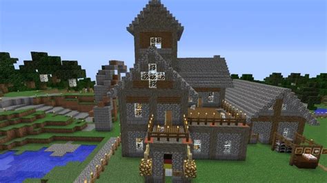 Mittelalterliches Haus In Minecraft Bauen Wie Man Ein Schloss Baut