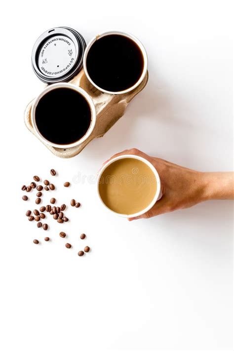 Caution Contents Hot Is Warning On Coffee Cup Stock Image Image Of Floor Tiled