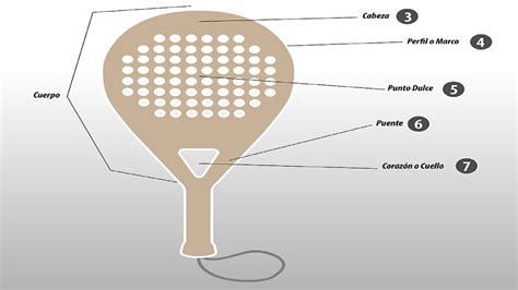 TUTORIAL de PÁDEL PARTES de una PALA