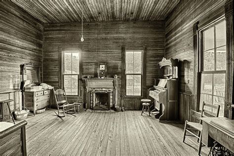 Interior of an old farmhouse, Alabama Photograph by Miroslav Liska ...